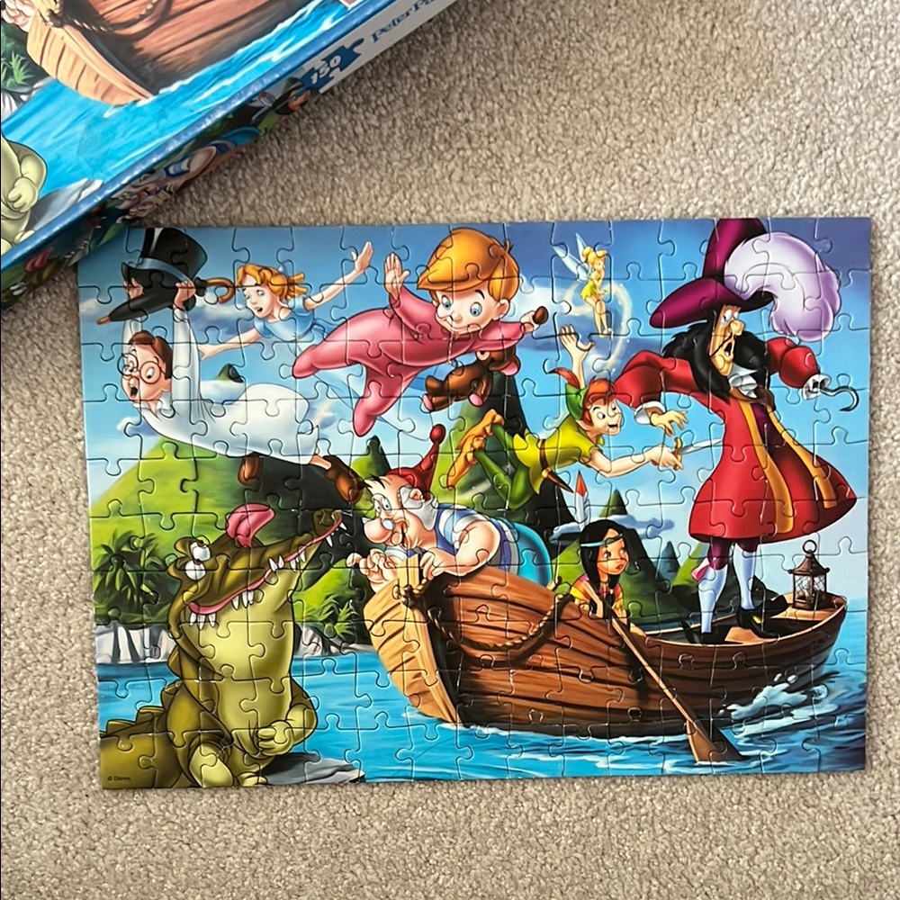 Disney Peter Pan puzzle  150-piece for ages 6+ 
13.75” x 9.75” Jumbo 🧩